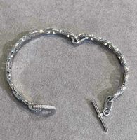 Bracelet punk de qualité de luxe avec design creux et diamant scintillant pour femmes mariages bijoux cadeau in18k rose plaqué or platine free shi