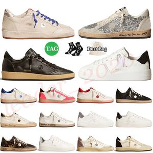 Luxe Designer Ball Star Purestar Casual Schoen Vrouwen Vintage Suede Crackle Leather Skateboard Trainers Basketbal Stop nooit met dromen Handgemaakte Platform Sneakers