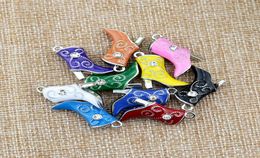 Top Quality 50pcs 1620 mm ALLIAGE ZINC 10Colors Metal Charms Bottes mignonnes Pendants Collier DIY Perles Pendante Resseaux de bijoux2510318