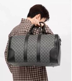 Top qualité 55cm hommes sac de sport sacs de voyage bagages à main sacs à main en cuir PU grandes valises