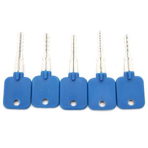 5 piezas de calidad superior de juego de llaves de prueba herramientas de cerrajería basculante de seguridad del hotel