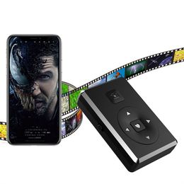 Topkwaliteit 6 sleutel selfie shutter bluetooth afstandsbediening zelftimer snelle camera/page draaien/tik tok/live -uitzending voor iPhone Android -telefoons met retailpakking