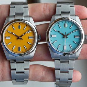 Top Qualité 7colors Lovers Couples Hommes Femmes Saphir montre 41mm automatique mécanique en acier inoxydable Oyster mouvement perpétuel wr291Y