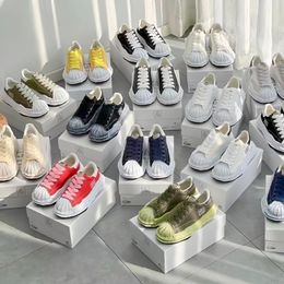 Top qualité AAA nouvelle marque Mmy Maison dissolvant chaussures chaussures décontractées de créateur Mihara Yasuhiro vert amoureux à semelles épaisses papa baskets de sport chaussures de planche décontractées