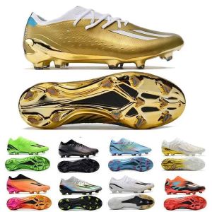 Chaussures de football de qualité supérieure AAA Lionel Mess Signature X Speedportal1 FG Leyenda a effectué des crampons de coupe du monde Balon Te Adoro Mi Histori l Rihla Chaussures de football pour