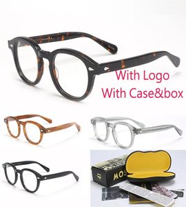 Cadre acétate de qualité supérieure Johnny Depp Lemtosh Style Frame de lunettes vintage Round Brand Design Eyeglass OCULOS DE GRAU5925630