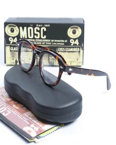 Cadre acétate de qualité supérieure Johnny Depp Lemtosh Style Eyewear Myopia Frame Vintage Round Brand Design Eyeglass de Grau7491708