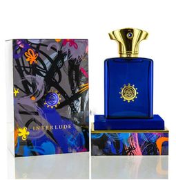 Topkwaliteit Amouage Interlude herenparfum 100 ml 3,4 Fl.oz houtachtige oosterse geuren langdurige geur heren Keulen