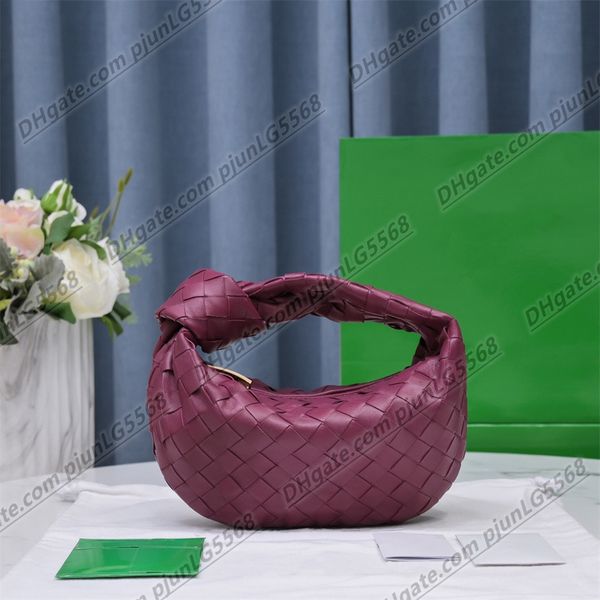 Sac à bandoulière pour aisselles de qualité supérieure Sac à main en cuir tissé à la mode Designer de luxe Sac moyen en forme de lune Sacs à cosmétiques pour femmes sacs à main croisés