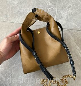Bolso de mano Atlants BB de alta calidad M46817, bolso de mujer, bandolera de cuero auténtico, bolso de mano de lona, bolso Hobo para mujer, bolso de cubo