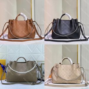 Topkwaliteit Bella-tassen dames crossbodytas met één schouder Designer handtas boodschappentas met hoge capaciteit Emmertas reistas Leren tas Ketentas Embossing tote portemonnee