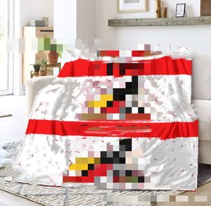 Topkwaliteit deken flanellen deken groot merk deken kantoor dutje deken Europese en Amerikaanse stijl