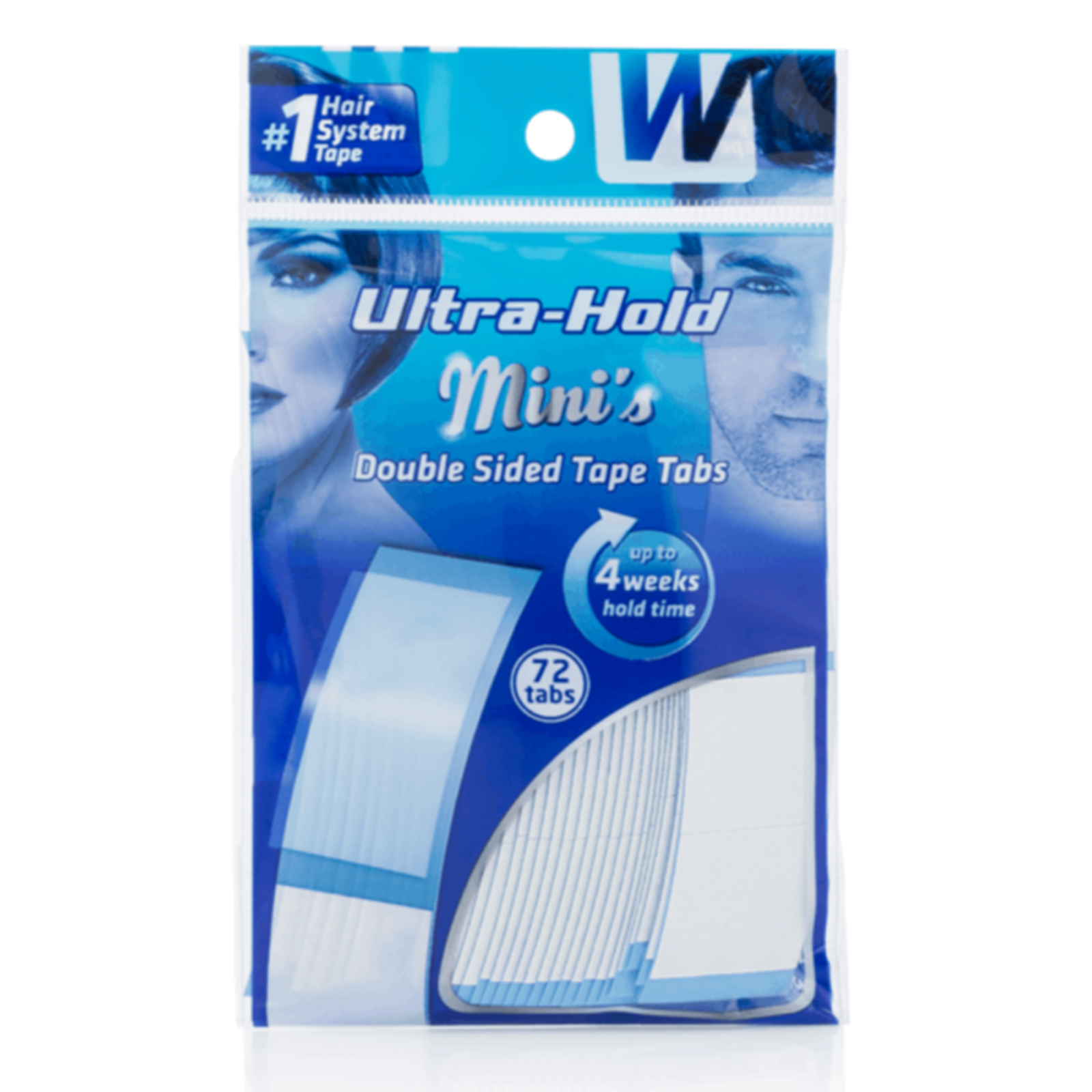 Ultra hold Mini Hair Tape Adhesivo de doble cara Walker Tape para pelucas Toupees