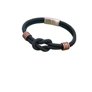 Top qualité Livraison gratuite bracelet designer pur fait à la main style vintage bracelet tissé avec un bracelet en argent vintage Taille: 18.519.520.521.5 cm