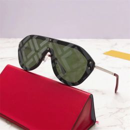 Top qualité marque lunettes de soleil hommes femmes rétro lunettes de soleil lettre imprimer F lentilles arc-en-ciel grenouille miroir FF populaire coloré Vintage UV400 parasol