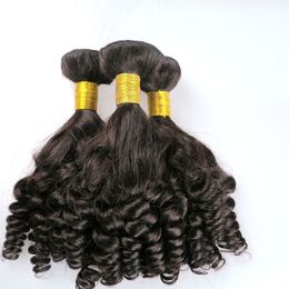 Extensiones de cabello humano virgen de visón Paquetes de cabello brasileño Funmi Tramas Sin procesar Peruano Indio Mongol Bohemio Teje al por mayor