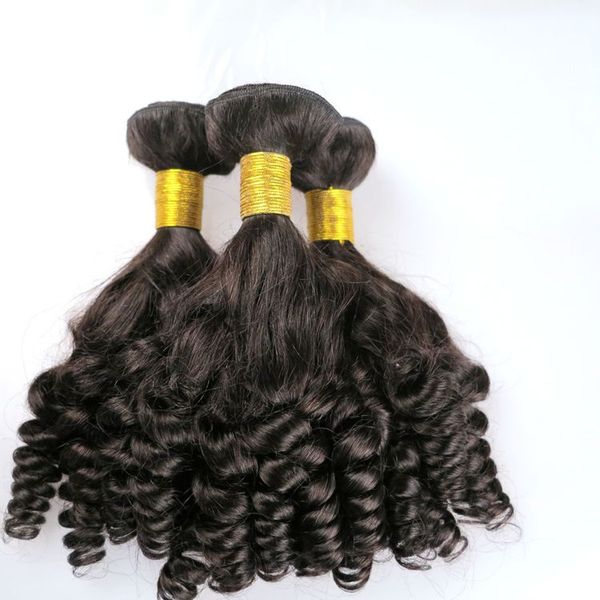 Extensions de cheveux humains vierges de vison Bundles de cheveux brésiliens Trames Funmi Non transformés Péruvien Indien Mongol Bohème Cheveux Tisse En Gros