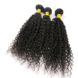 Cheveux humains vierges Bundles cheveux humains brésiliens tisse vague d'eau 8-34 pouces non transformés péruvien indien mongol en vrac tissage extensions de cheveux