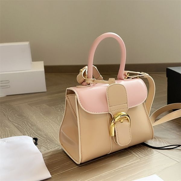 Top qualité brillant 20 cm classique sac de créateur en cuir véritable luxe dames élégant sacs à main d'épaule sacs à bandoulière avec sangle le portefeuille modèle haut de gamme