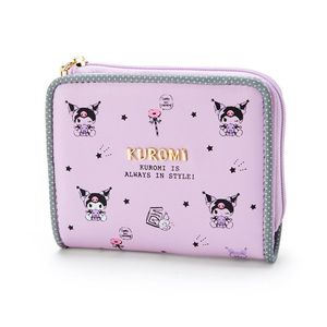 Top qualité dessin animé Kuromi portefeuille porte-clés cannelle PU mignon carte à glissière sac Kuromi femme ma mélodie étudiant porte-monnaie 224