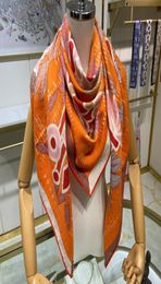 Foulards en soie de cachemire de qualité supérieure pour femmes 140140 cm grand foulard parfait écharpe doux chaud épais silencieux d'hiver génial LUXE S3219625