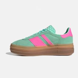 Casual schoenen van topkwaliteit 00s Beroemde Campus Casual Board Schoenen Roze Gloeiende Pulse Mint Poeder Kern Zwart Wit Heren Dames Casual Schoenen