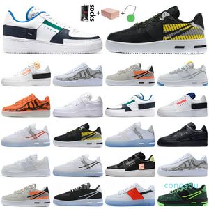 top qualité Casual Chaussures 1 Low Forcelow MCA University Blue 2024 Mens Running Designers de mode Sneakers one des chaussures off shoes UK 36-45