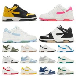 topkwaliteit Casual Schoenen Designer Top Leer Kwaliteit Out of Office Ooo Lage Tops Platform Sneakers Witte Panda Zwart Groen Grijs Olijf Syracuse Skate Trai