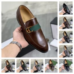 Chaussures décontractées de qualité supérieure pour hommes, mocassins de luxe de styliste en cuir véritable, daim, noir et marron, chaussures d'affaires faites à la main
