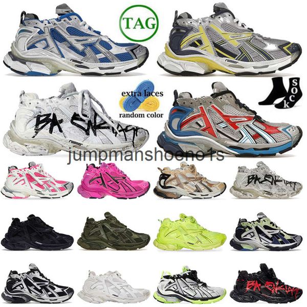 Chaussures de sport de qualité supérieure Triples 7.0 Sneaker Designer Pistes les plus chaudes 7 Tess Gomma Paris Plateforme de vitesse Baskets de sport en plein air Taille 35-46