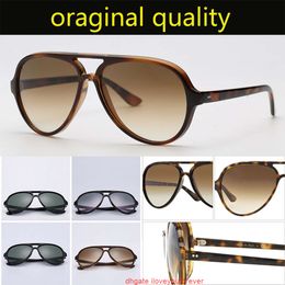 Gafas de sol de marca Cats 5000 Ray de alta calidad, gafas de sol Retro para hombres y mujeres, lentes G15 con montura de nailon, paquetes originales con diseño de gato