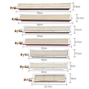 Topkwaliteit keramische plaatbrander met injetornozzle GAS infraroodbrander voor bbq kebab gebraden etc244S