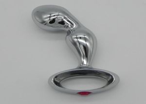 Crochet Anal en alliage de Zinc chromé de qualité supérieure avec anneau de trou en métal Anal godemichet Anal jouets sexuels produits pour adultes FFL016331904