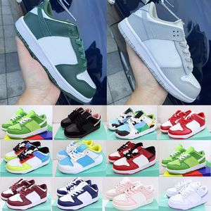 2023 Designer Kinderschoenen Voor Jongens Meisjes Baby Zwart Wit Panda Koe Roze Casual Mode Sneakers Kinderen Wandelen Peuter Sport Outdoor Trainers Maat Eur 22-35