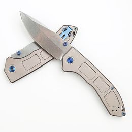 Top Kwaliteit CK 748 Hoge Kwaliteit Zakmes D2 Stone Wash Drop Point Blade CNC Luchtvaart Aluminium Handvat Outdoor Survival EDC Messen met Doos