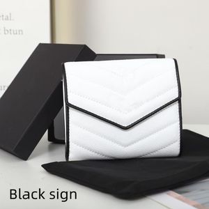 Topkwaliteit klassieke designer lederen lange portefeuilles clutch voor mannen vrouwen korte echte leer pvc zakelijke creditcardhouder259M