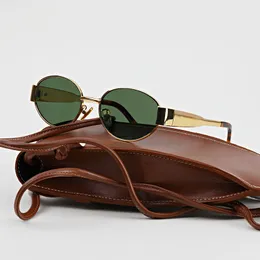Topkwaliteit klassieke luxe zonnebrillen ontwerper met de hand ontworpen UV-bescherming UV400 buitenbril retro stralingsbescherming trend CL4S235U titanium zonnebril