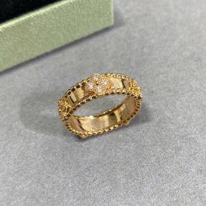 Topkwaliteit Klavertjes Ring Klaver Caleidoscoop Ringen Modemerk Partij Favor Klassieke Luxe Sieraden Voor Cadeau