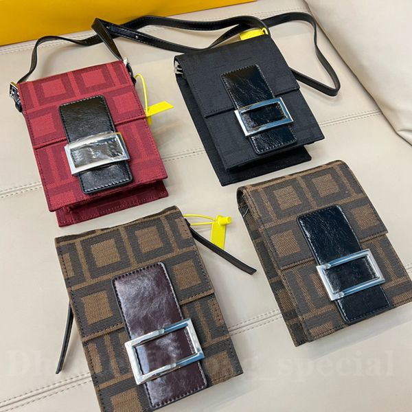 Sac à bandoulière Designer sac de téléphone portable femmes porte-monnaie mode lettre impression grande capacité décontracté 12 cm X 18 cm