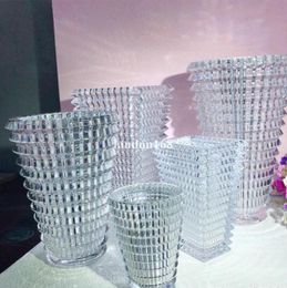 Vase en verre de cristal de qualité supérieure, ornements de mode, décoration de maison haut de gamme, 5879322