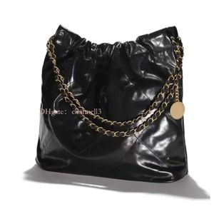 Créateur de qualité supérieure 22bag seau AS3260 Handbag Saconger Messenger Underarm Classic Fashion Tote Womens Geothesine Leather Shopping Sac