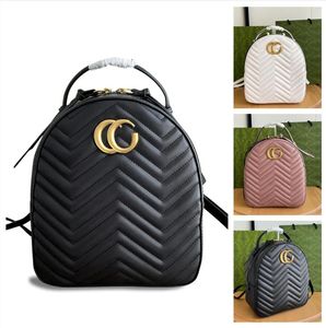 Backpack de créateur de qualité supérieure Top un luxe pour femmes de luxe Mini Fashion Mini Backpack Cowpack Women's Bag Wallet Portefeuille