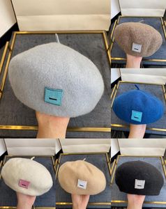 Top qualité marque de créateurs bérets décontractés casquettes mode femmes hiver bonnets chauds en plein air respirant réglable bonnets9234369
