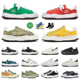 Top Quality Designer Casual Shoes mmy maison mihara yasuhiro chaussures toile baskets noir blanc gris jaune baskets pour hommes chaussure de plein air chaussures de créateur chaussures MMY