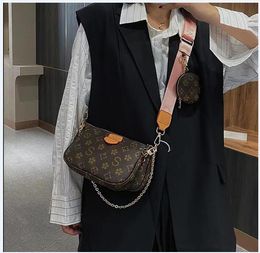 Bolsos de leopardo de diseñador Bolso de cadena de mujer Bolso de hombro Lady Genuine Leather Camera Messenger Crossbody Bag Uhert