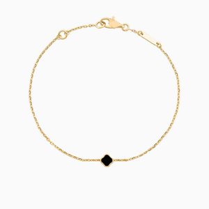 Topkwaliteit ontwerper mini van klaver armbanden kleur vier blad armband luxe sieraden 18K gouden armband voor vrouwen mannen 925 zilveren ketting elegant sieraden cadeau