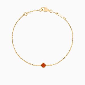 Topkwaliteit ontwerper mini van klaver armbanden kleur vier blad armband luxe sieraden 18K gouden armband voor vrouwen mannen 925 zilveren ketting elegant sieraden cadeau