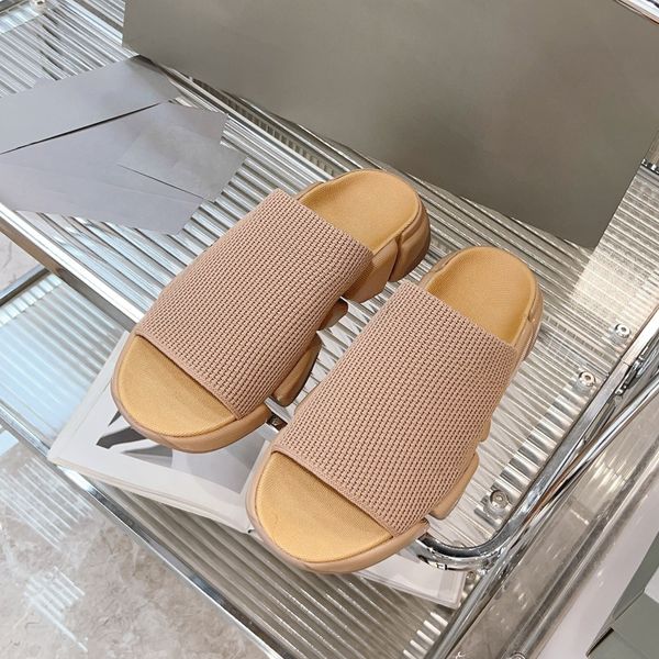 Top Quality Designer Slides Hommes Pantoufles Chaussettes Impression Cuir Web Chaussures noires Mode Sandales d'été de luxe Baskets de plage Taille 36-45