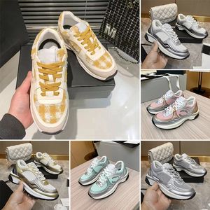 Dress Shoes Designer Sneakers dames buitenschoenen luxe trainers voor mannen kanaal casual schoenen heren hardloopschoenen chanellies platform sneakers maat 35-45