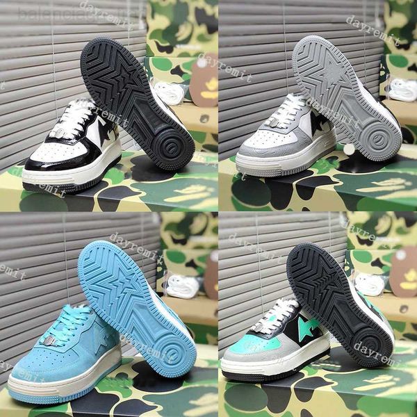 Top Qualité Designer Sneakers Femmes Hommes Casual Chaussures Plate-forme A BATHING APE Camouflage STA MEDICOM TOY CAMO Sneaker KID Femme Singe